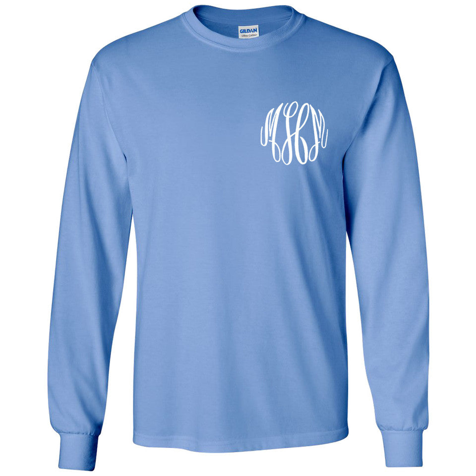Monogram Long Sleeve Tee Shirt