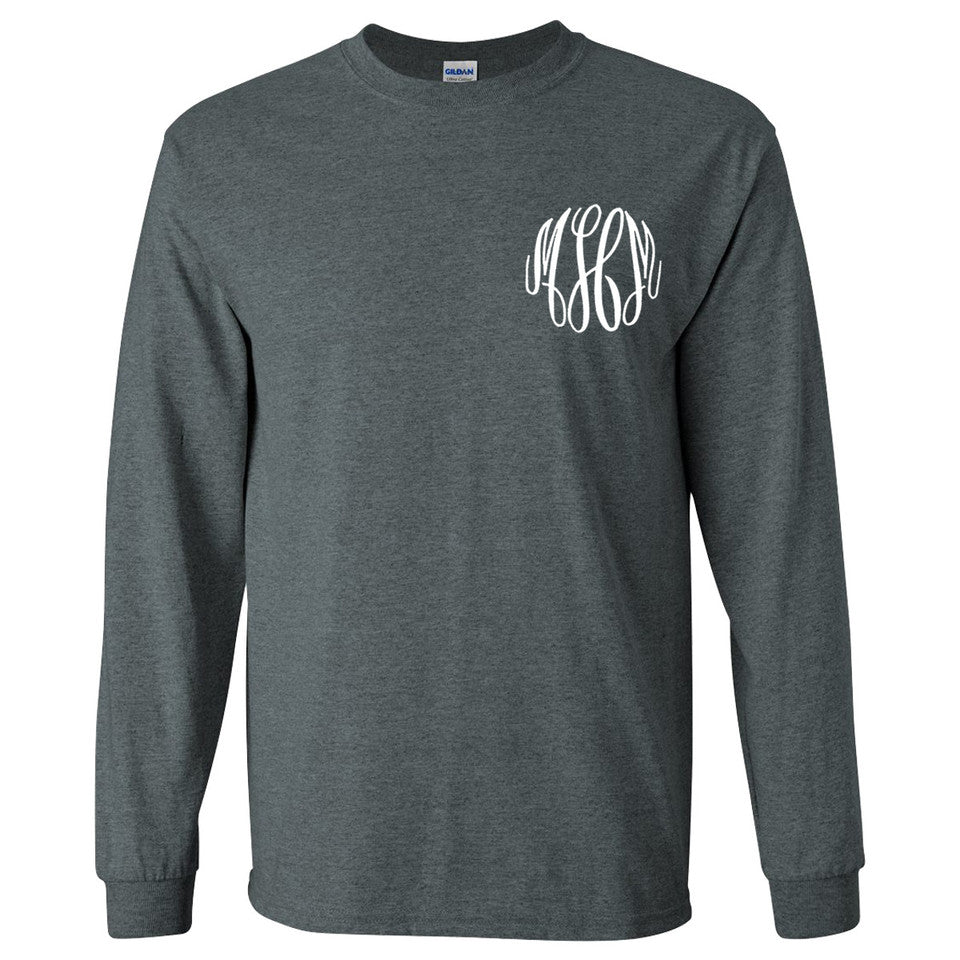 Monogram Long Sleeve Tee Shirt