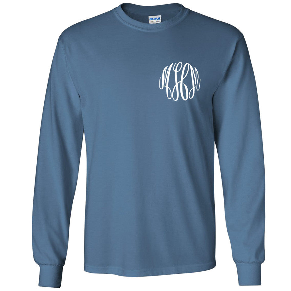 Monogram Long Sleeve Tee Shirt