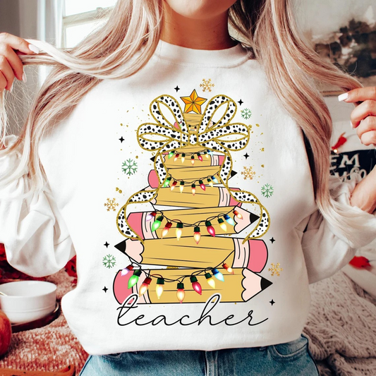 Christmas Tree Pencil Sweatshirt