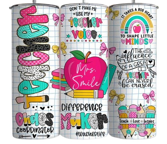 Personalized Teacher Tumbler